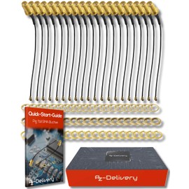 AZDelivery 20x IPEX to SMA Pigtail Coaxial Cable, SMA Female to UFL/u.FL/IPX/IPEX, RF Coaxial Adapter Pigtail Cable