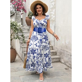 ALAIX Women's Belt Wide Stretchy Elastic Waist Belt for dress Adjustable Vintage Dressy Belts Waistband for Women