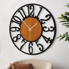 LEIKE 32" Oversized Large Wall Clocks,Silent,Non Ticking,Battery Operated Modern Round