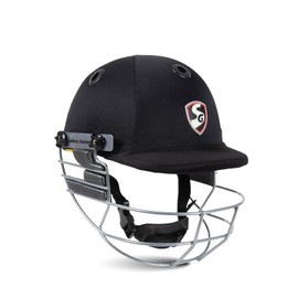 Cricket Helmet SG Blazetech (Black, Medium)