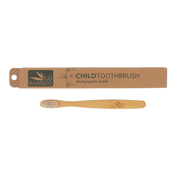 Go Bamboo Child Bamboo Toothbrush - 1x toothbrush