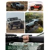 JROAD Bronco Aluminum Grab Handles Roll Bar Non-Slip Grip HandlesCompatible