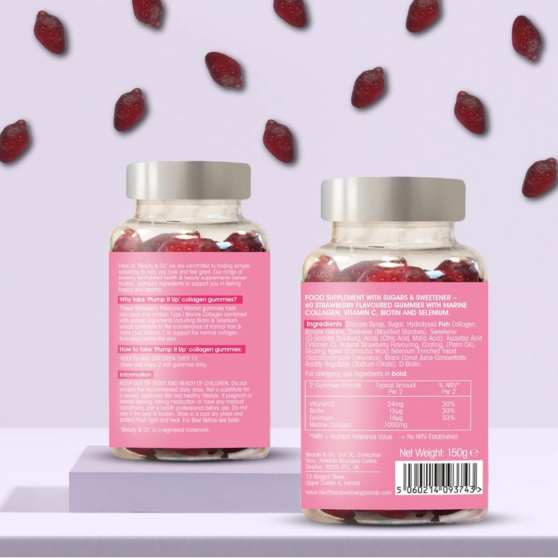 Beauty & Co Collagen Gummies by - 120 Marine Collagen