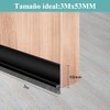 Guardapolvo y Protector para Puerta con cepillo,Tira de Sellado de