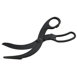 FACKELMANN 40198 Pizza Scissors, Plastic Pizza Cutter, Scissors for Coated Sheets and Pans (Colour: Black), Quantity: 1 Piece