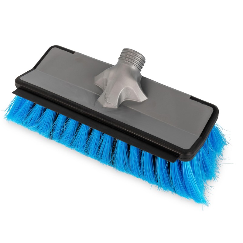 Camco RV Flow-Through Wash Brush - Features an Adjustable Handle,