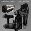 Bauhutte Gaming Arm Cushion Wide BAP-160H-BK Elbow Rest Cushion