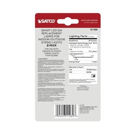 1W 4-Pin LED Replacement String Lamp-1.77 Inches Wide