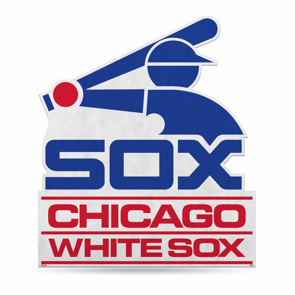 Rico Industries SSP4101R: White Sox Shape Cut Retro Pennant with
