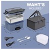 Kimfead Electric Lunch Box for Adults with Temperature Display 80W
