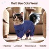 DENTRUN Cat Clothes for Hair Control with Hair Sticky Fabric