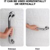 Dazone 2Pcs Grab Bar Bathroom Stainless Steel Safety Handicap Shower