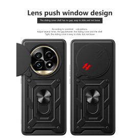 Kukoufey Compatible with Realme P2 Pro 5G Case Cover, Slide Camera Lens Cover for Realme 13 Pro+ RMX3920 RMX3921 Case Pink