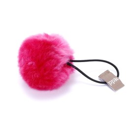 Peppercorn Kids Pompom Hair Tie- Hot Pink