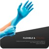 eatasty Disposable Gloves, Blue Nitrile Gloves, Powder-Free, Latex-Free, Multipurpose, Medical