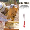 2 PCS Stainless Steel Beekeeping Hive Tool, Steel J Hook