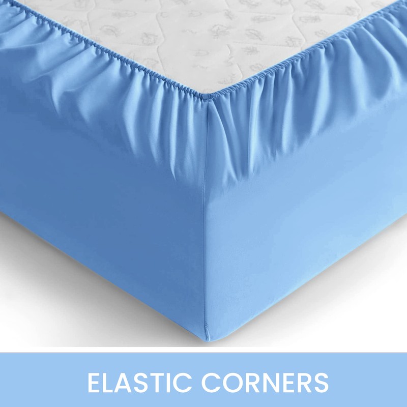 Hafaa King Size Fitted Sheets – Easy Care 25 cm