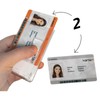 Card Holder ID Card/Credit Card Pockets ID Polycarbonate Transparent for