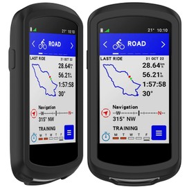 Akancy Hülle kompatibel für Edge 1040/Edge 1040 Solar - Ganzkörper Schutzhülle Bumper | - Silikon GPS Fahrrad Case Schutzhülle - in Schwarz