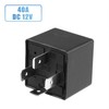 A ABSOPRO 2 pieces car relay, 4 pins, 12 V,