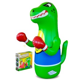 Preferred Toys - Bop Bag Inflatable Punching Dinosaur Toy with Instant Bounce Back for Kids (47" Height)