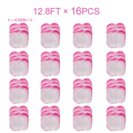 205Ft Hot Pink Heart Tissue Paper Streamer Big Love Heart Ombre Pink Hanging Garland Backdrop for Birthday Wedding Valentines Day Anniversary Engagement Bachelorette Bridal Shower Party Decorations