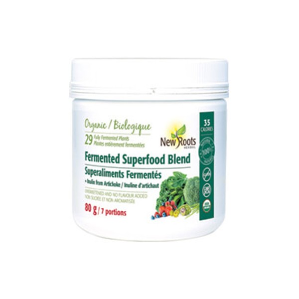 New Roots Fermented Superfood Blend + Inulin from Jerusalem Artichoke 80g