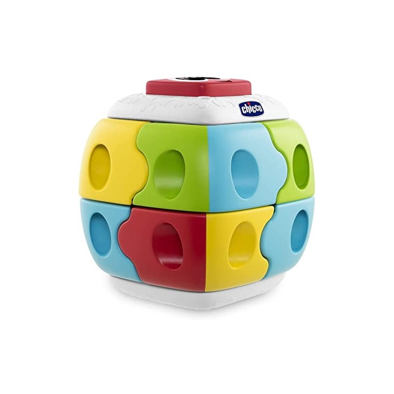 Chicco 2 in 1 Q-Bricks Plastic Cube Modular Toy Promotes