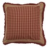 Park Designs Red Sturbridge Patch Basic Euro Sham