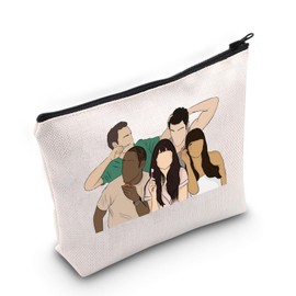 TOBGBE Funny New G TV Show Quote Makeup Bag Nick Miller Novelty Gift Comedy Jess Gifts New G Fans Gift (New Team)