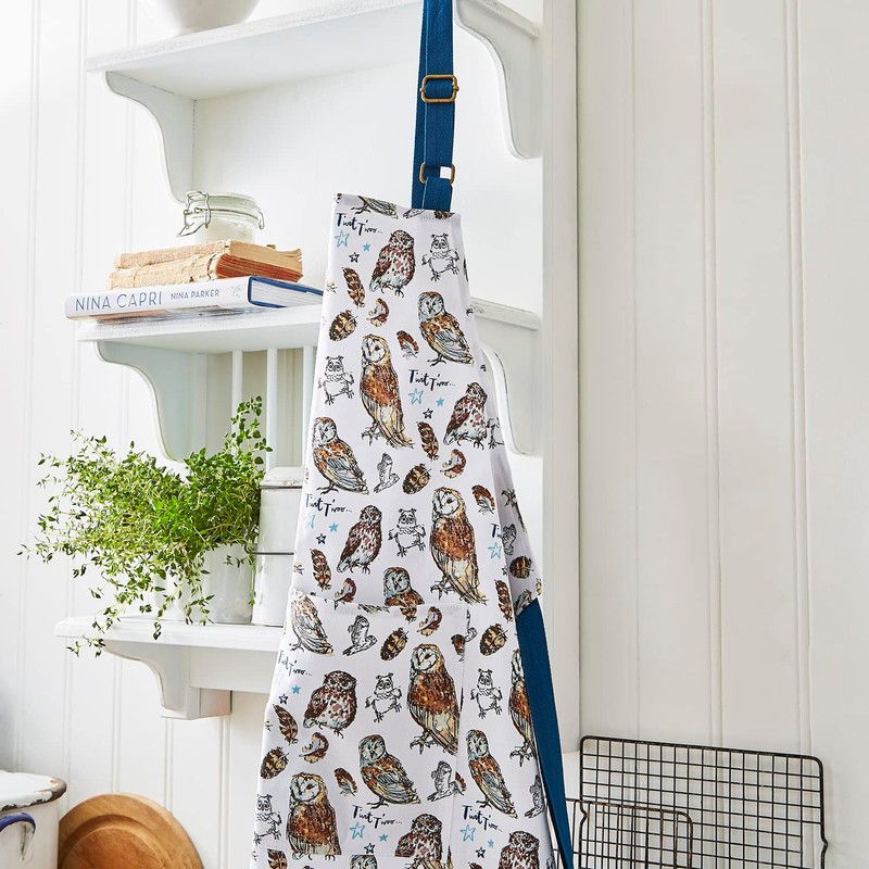 Ulster Weavers Mf Owls Cotton Apron, Multicolor, One Size