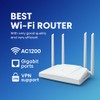 ROOXIS AC1200 | Gigabit WiFi Router | 4 x Gigabit