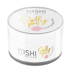 Yoshi Jelly PRO Gel Nails 50 ml - Extra Firm Manicure UV Gel - Professional Gel Nails - Builder Gel for Nails - Nail Gel UV and LED - Gel for Gel Nails - Powder Pink