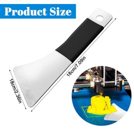 Ouligay 3D Printer Scraper Premium Metal Scraper Tool for 3D Printer Tools, Stainless Steel 3D Printing Accessories for Safe Model Removal