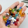 Xinhongo 340pcs Teardrop Crystal Glass Beads 3x5mm 4x6mm 6x8mm 8x12mm