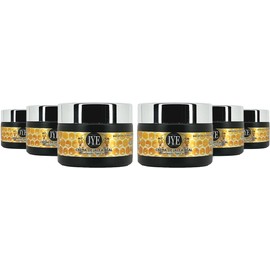 JYE Set de 6 Frascos de Crema de Jalea Real natural. Crema de miel altamente hidratante para todo tipo de piel, antienvejecimiento