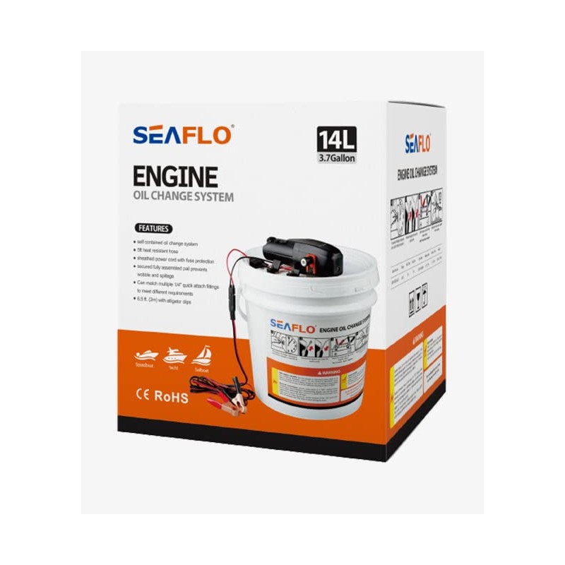 SeaFlo 12 Volt 3.7 Gallon Oil Change System