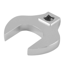 URREA 3/8" Drive Crowfoot Wrench - 11/16" Open End Socket Wrench with Drop Forged Construction & Nickel-Chrome Finish - 4922