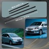FZJDSD 4PCS Car Outer Door Glass Window Moulding Trim Weatherstrip