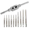 Saipor 10pcs Micro Taps Bit Small Hand Screw Thread Taps