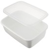 Noda Horo White Series WRF-M Rectangular Storage Container, Deep Type,
