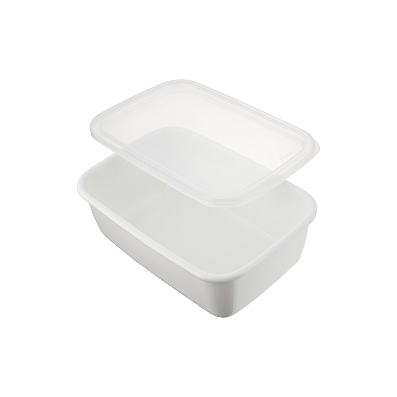 Noda Horo White Series WRF-M Rectangular Storage Container, Deep Type,