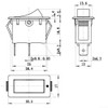 AC 125250V Rocker Switch for HY35C, Easy On Off Control
