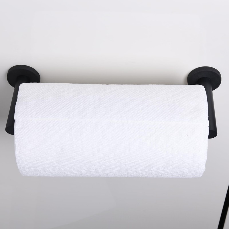 Magnetic Paper Towel Holder for Fridge, Adjustable Stainless Steel Rod,