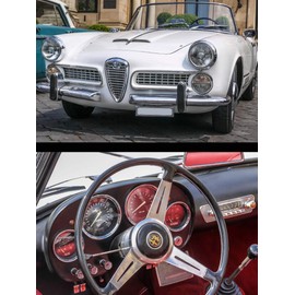 CALVENDO Puzzle Alfa Romeo 2000 Touring Spider (1957-1962) Vintage Car 1000 Pieces Laying Size 48 x 64 cm Photo Puzzle Picture by Christian Müringer