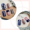 24Pcs 4th of July Press on Nails Independence Day Acrylic