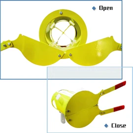 Big Bag Dispenser Bulk Bag Unloader, Dischargers for Farms Construction Industry(Yellow)