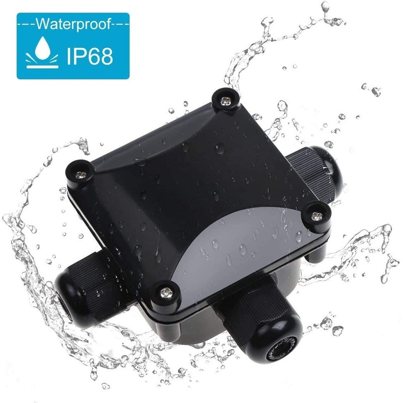 Waterproof Junction Boxes 3 Way Cable Connectors Outdoor External Electrical