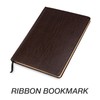 Samsill Vintage Hardcover Notebook, 200 Lined Notebook Pages, Brown, 7.5