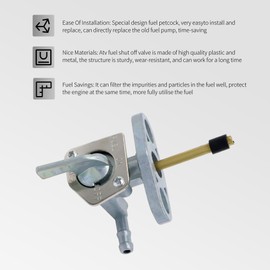 OXCANO 16950-GCF-671 Fuel Tank Petcock Valve With Gas Oil Fuel Filter Switch Compatible with HONDA XR50 XR70 XR80 XR100R CRF50 CRF70 CRF80 CRF100 CRF150 CRF230F Replacement for 16950-GEL-701